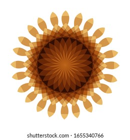 illustration vector graphic of Ornament beautiful. Modern Decorative floral color mandala. fit for logo, icon or symbol, etc