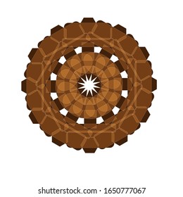 illustration vector graphic of Vector Ornament Pattern. Vintage decorative element for print ot design. Islam, Arabic, Indian, ottoman motifs. Oriental colorful mandala. fit for logo, icon or symbol, 
