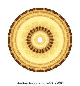 ilustración vectorial de patrón de ornamento vectorial. Elemento decorativo de época para impresión a diseño. Motivos islámicos, árabes, indios y otomanos. Mandala de colores orientales. para el logotipo, icono o símbolo, 