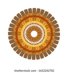 illustration vector graphic of Vector Ornament Pattern. Vintage decorative element for print or design. Islam, Arabic, Indian, ottoman motifs. Oriental colorful mandala. fit for logo, icon or symbol