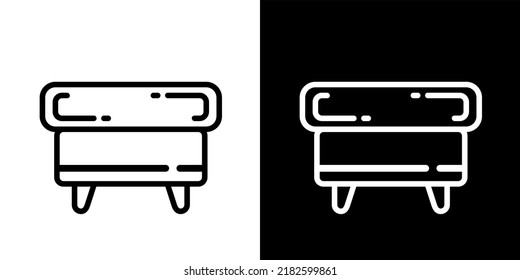 Illustration Vector Graphic Of Ottoman, Seat, Furniture Icon