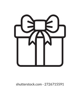 Illustration Vektorgrafik der Outline-Geschenkgrafik