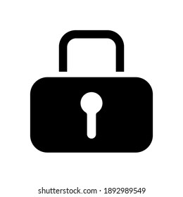 Ilustración Gráfico vectorial del icono de candado