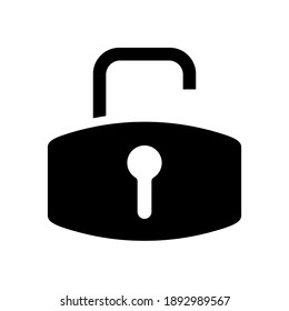 Illustration Vector graphic of  padlock icon