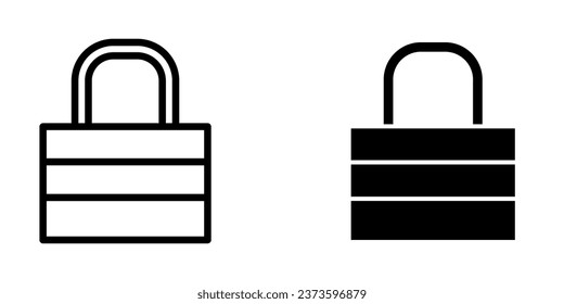Illustration Vector graphic of padlock icon. Fit for key, safe, password, protection, secure, code etc.