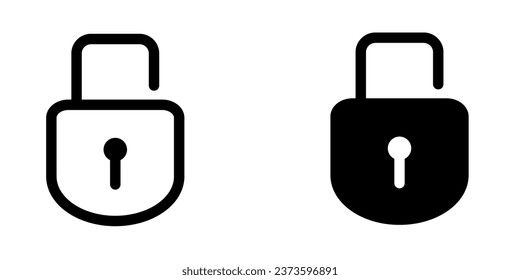 Illustration Vector graphic of padlock icon. Fit for key, safe, password, protection, secure, code etc.