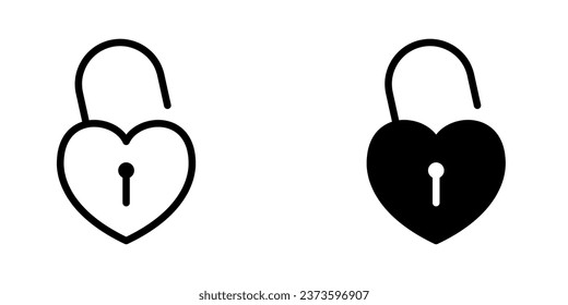 Ilustración Gráfico vectorial del icono de candado. Ajustar para clave, seguro, contraseña, protección, seguro, código, etc.