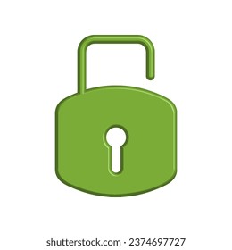 Illustration Vector graphic of padlock icon. Fit for key, safe, password, protection, secure, code etc.