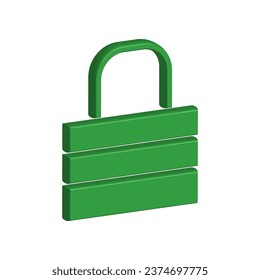 Illustration Vector graphic of padlock icon. Fit for key, safe, password, protection, secure, code etc.