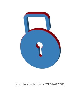 Illustration Vector graphic of padlock icon. Fit for key, safe, password, protection, secure, code etc.