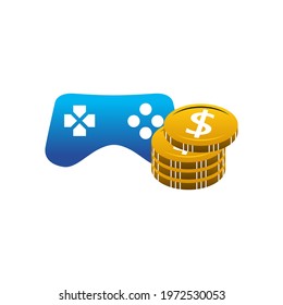 Illustration Vector Graphic of Paid Game Logo. Perfect to use for Technology Company