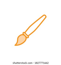 Illustration Vector graphic of paint brush icon. Fit for drawing, painting, design, education etc.