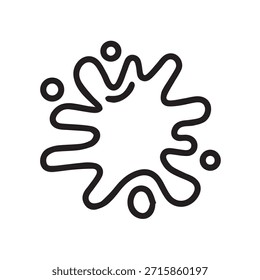 Ilustración Vector gráfico de Paint Splash Icon