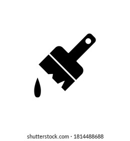 Illustration Vector graphic of paintbrush icon. Fit for education, decoration, repair, ink etc
