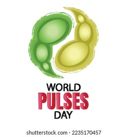illustration vector graphic of a pair of different colored long beans, perfect for international day, world pulses day, celebrate, greeting card, etc.