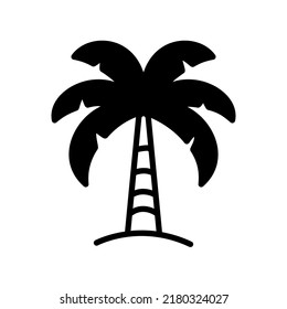 Ilustración Vector Gráfico de diseño de plantilla de icono Palm