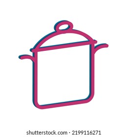 Illustration Vector graphic of Pan icon. Fit for kitchenware, restaurant, cooking etc.