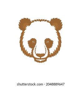 Vektorgrafik von Panda-Head, perfekt für Logo
