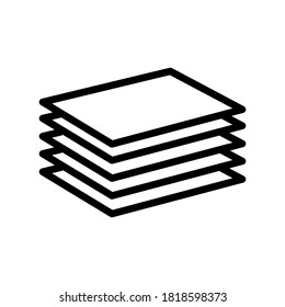 Illustration Vector graphic of  paper icon