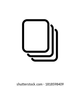 Illustration Vector graphic of  paper icon
