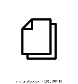 Ilustración Gráfico vectorial del icono de papel