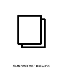 Ilustración Gráfico vectorial del icono de papel
