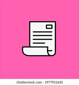 Illustration vector graphic of paper. Various kinds of paper vector design shapes.