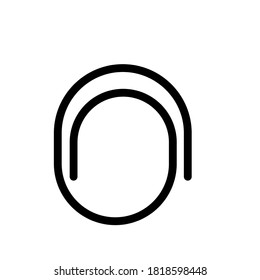 Illustration Vector graphic of  paperclip icon template