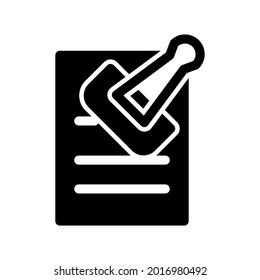 Illustration Vector Graphic of Paperclip icon
