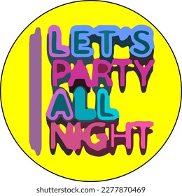 illustration vector graphic of party icon
