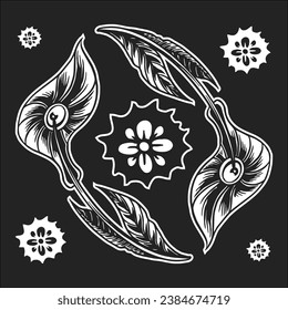 illustration vector graphic pattern culuture good for merch purposes, especially if printed directly according to your wishes