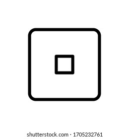 Illustration vector graphic of pause type icon