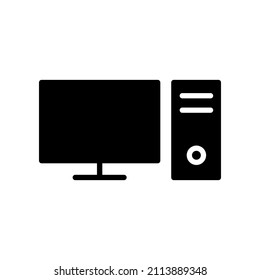 Illustration Vector graphic of PC icon. Fit for computer, desktop, modern, hardware etc.