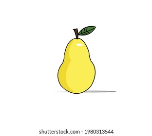 Vektorgrafik von Birnenfrüchten