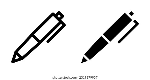 Illustration Vector graphic of pen icon. Fit for office, tool, stationery, signature etc.