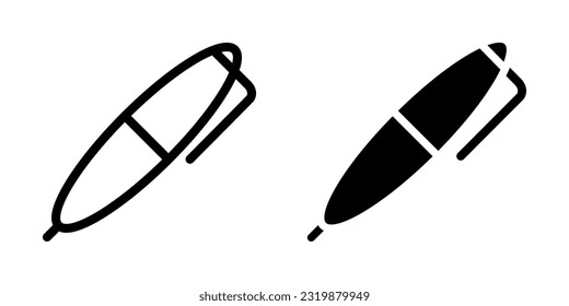 Illustration Vector graphic of pen icon. Fit for office, tool, stationery, signature etc.