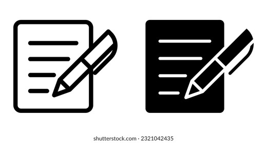 Illustration Vector graphic of pen icon. Fit for office, tool, stationery, signature etc.