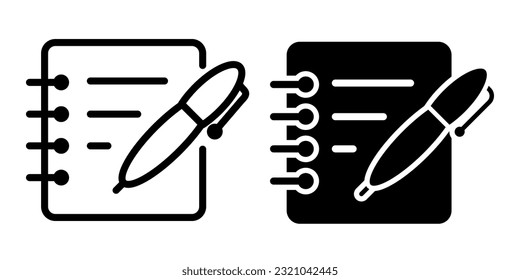 Ilustración Vector gráfico del icono de lápiz. Apto para oficina, herramienta, papel, firma, etc.