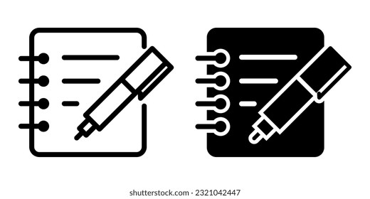 Illustration Vector graphic of pen icon. Fit for office, tool, stationery, signature etc.