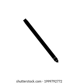gráfico vectorial de ilustraciones de siluetas de plumas de diversas formas perfecto para papel, logotipos, escritura, material escolar, papel y más