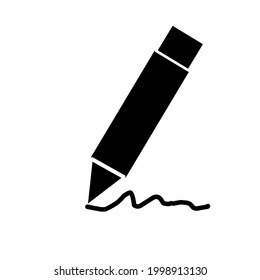 Vektorstift, der für Logos, Illustrationen, Hintergründe oder andere mit Bleistiftationsprodukten zusammenhängende Materialien verwendet werden kann