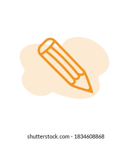 Illustration Vector graphic of pencil icon template