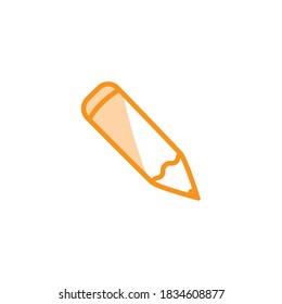 Illustration Vector graphic of pencil icon template