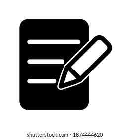 Illustration Vector graphic of pencil icon