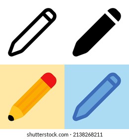 Illustration vector graphic of Pencil Icon. Perfect for user interface, new application, etc