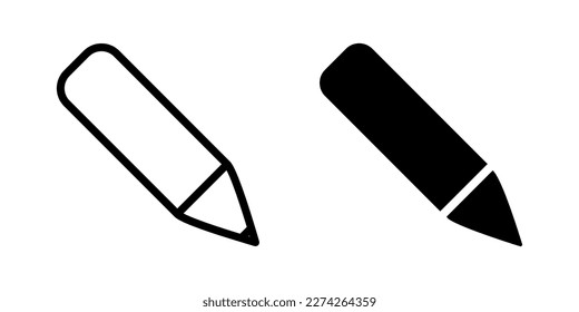 Illustration Vector graphic of pencil icon. Fit for education, draw, tool, student etc.