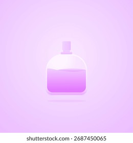 Ilustração vetor gráfico de perfume.