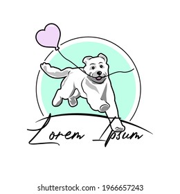 Ilustración Gráfica vectorial del logotipo de la mascota