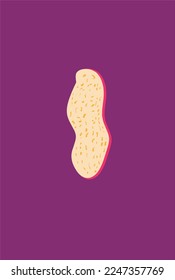 ilustración vectorial de peunuts perfecto para afiches, panfletos, colgaduras de pared, decoraciones, diseños, fondos de escritorio, fondos y tarjetas