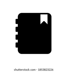 Illustration vector graphic of phonebook icon. Concept flat design. Perfect for icon, poster, banner, web, label, sign, symbol, card, template, etc.